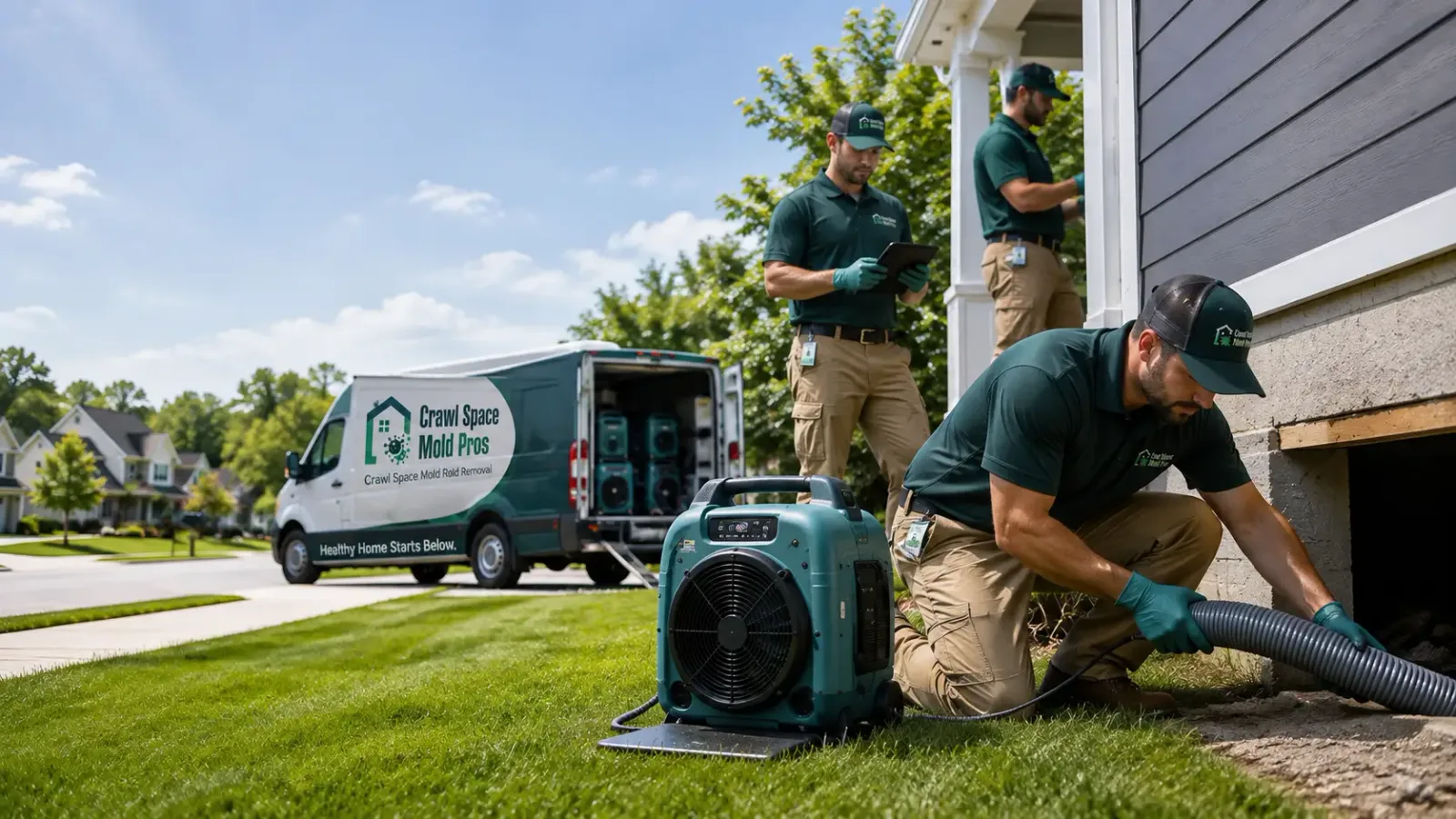 Crawl Space Mold Removal in Lake Fork, IL